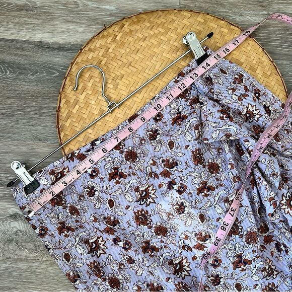 Nwt veronica beard hazel skirt in lavender multi floral women’s size M - Picture 5 of 10